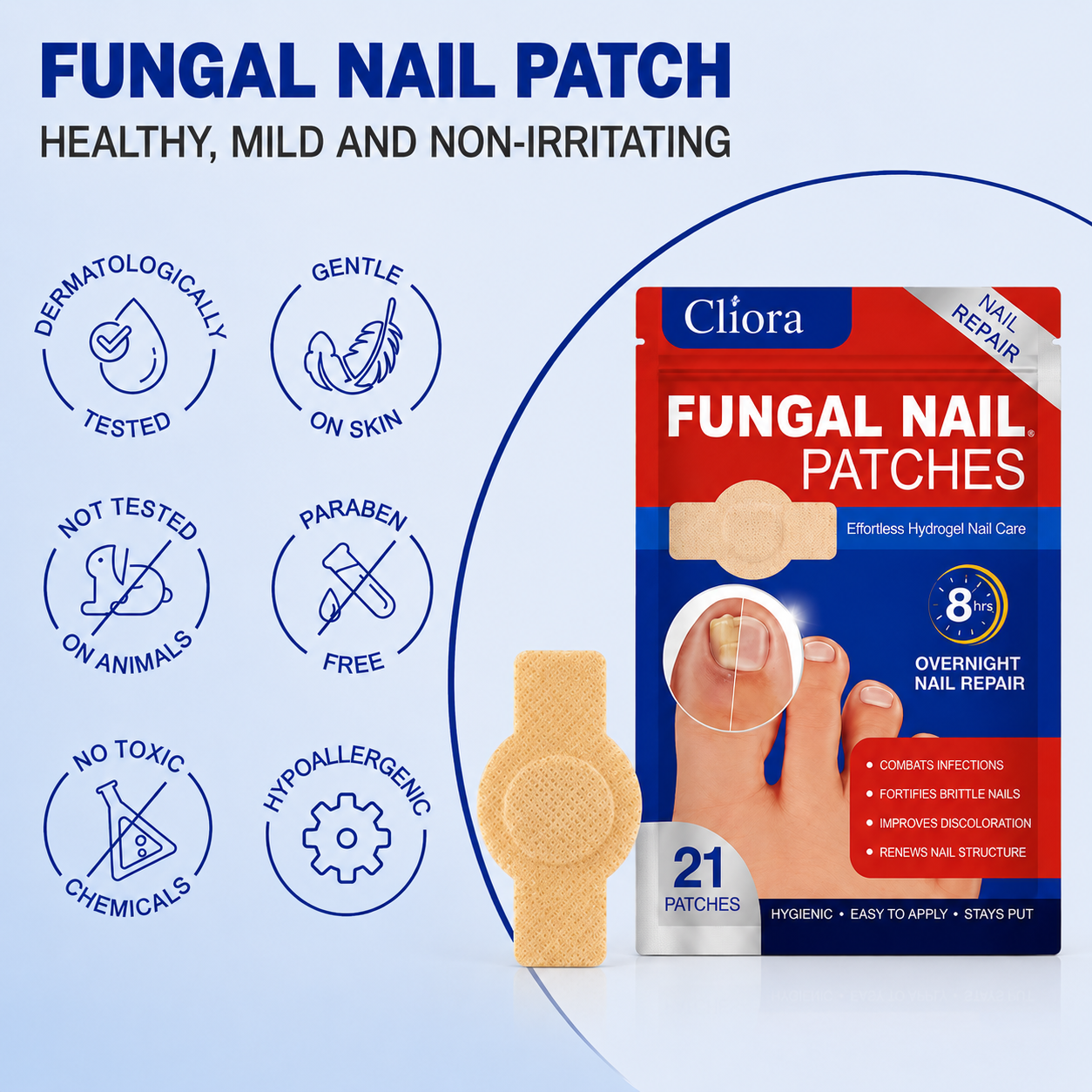 Cliora™ Fungal Nail Repair Patches